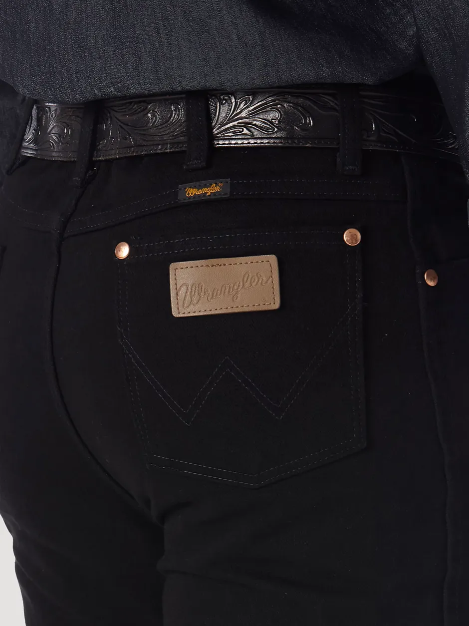 936WBK - Wrangler Men's Cowboy Cut® Slim Fit Jean - Shadow Black