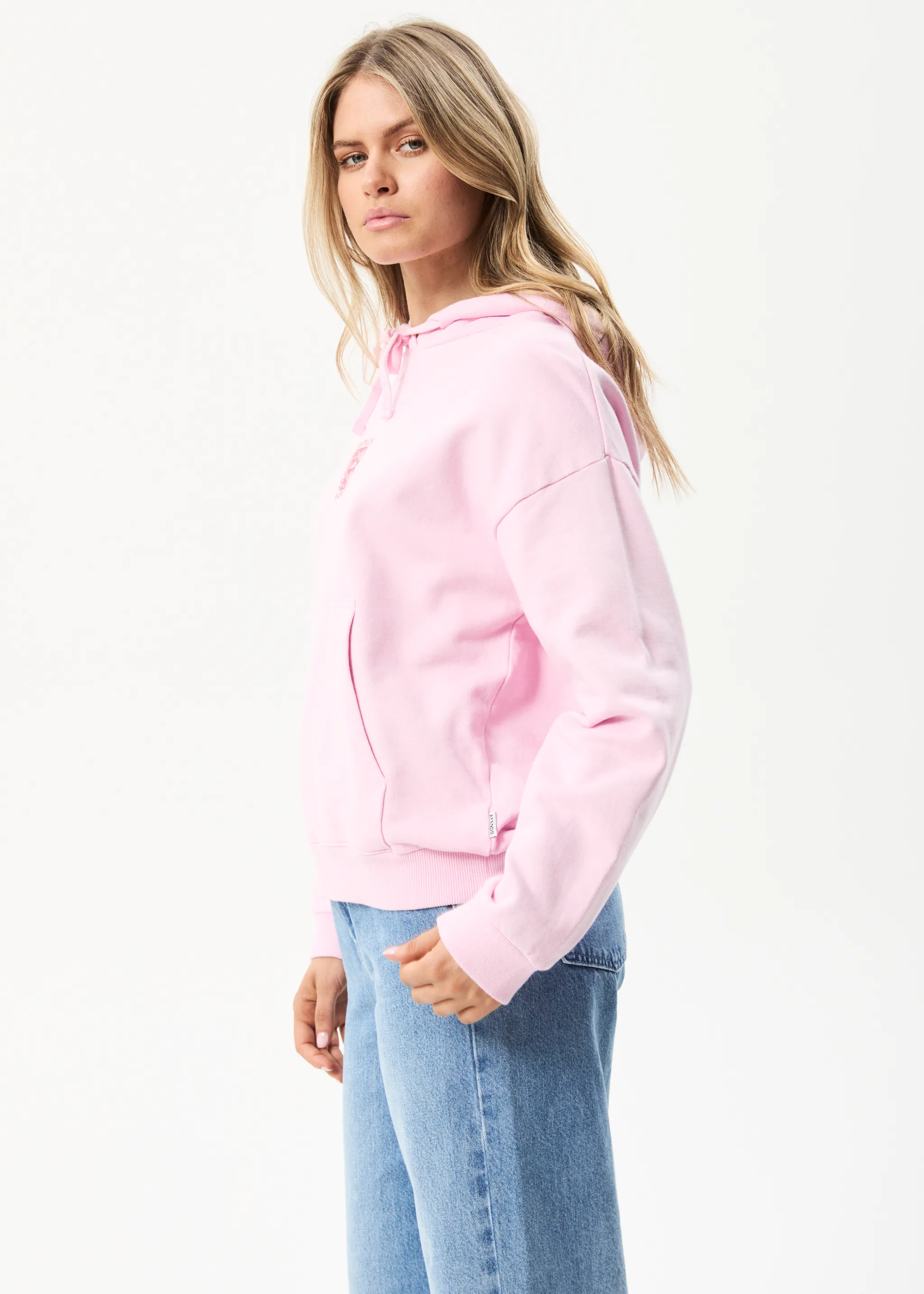 AFENDS Womens To Grow - Graphic Hoodie - Powder Pink