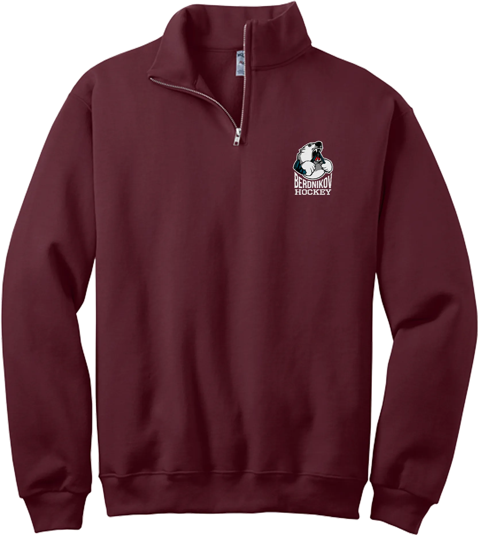 Berdnikov Bears NuBlend 1/4-Zip Cadet Collar Sweatshirt