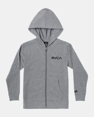 Boys Ripper II Zip-Up Hoodie - Heather Grey