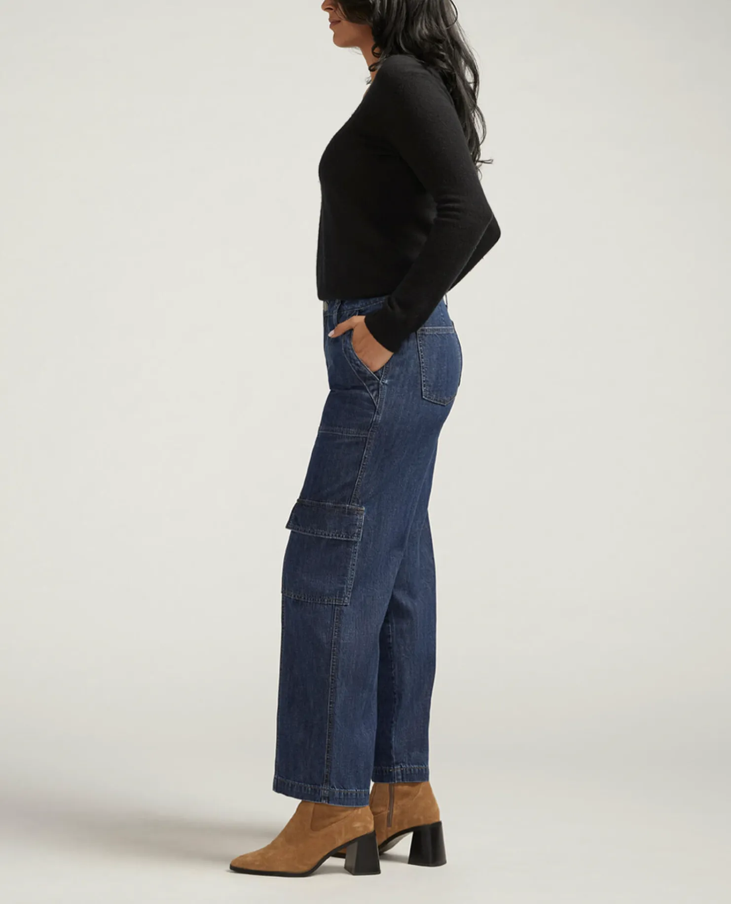 Cargo Wide Ankle Jean