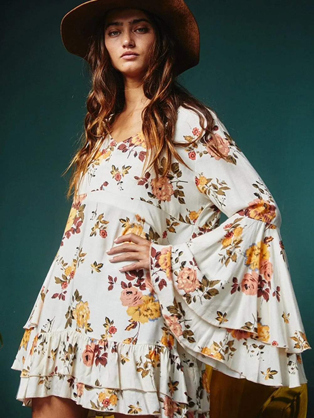 Casual Floral Dress