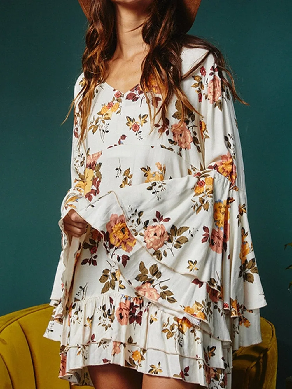 Casual Floral Dress