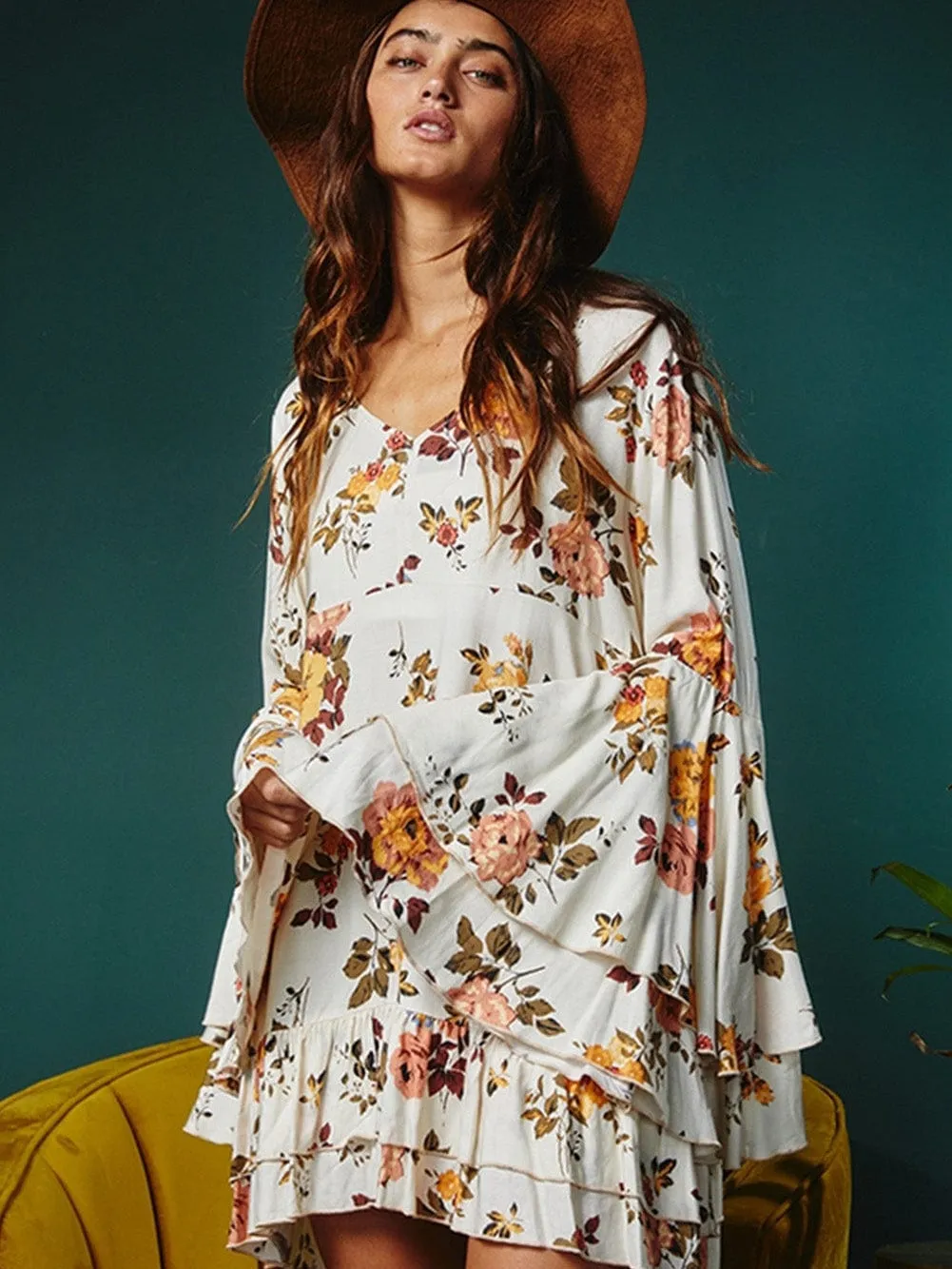 Casual Floral Dress