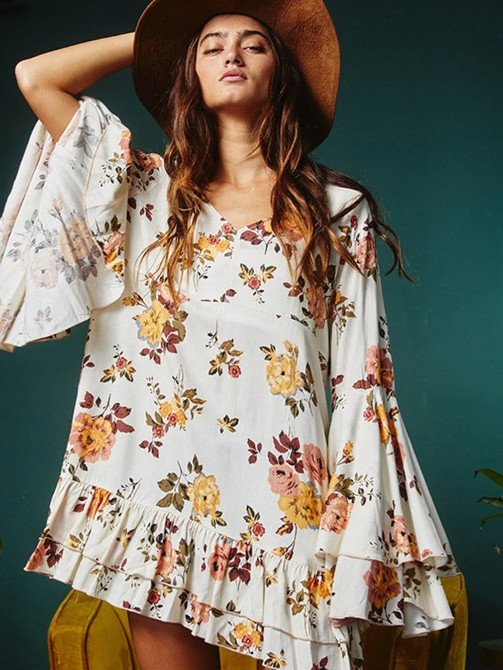 Casual Floral Dress