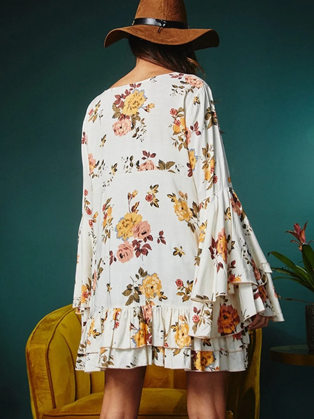 Casual Floral Dress