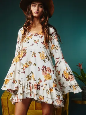 Casual Floral Dress