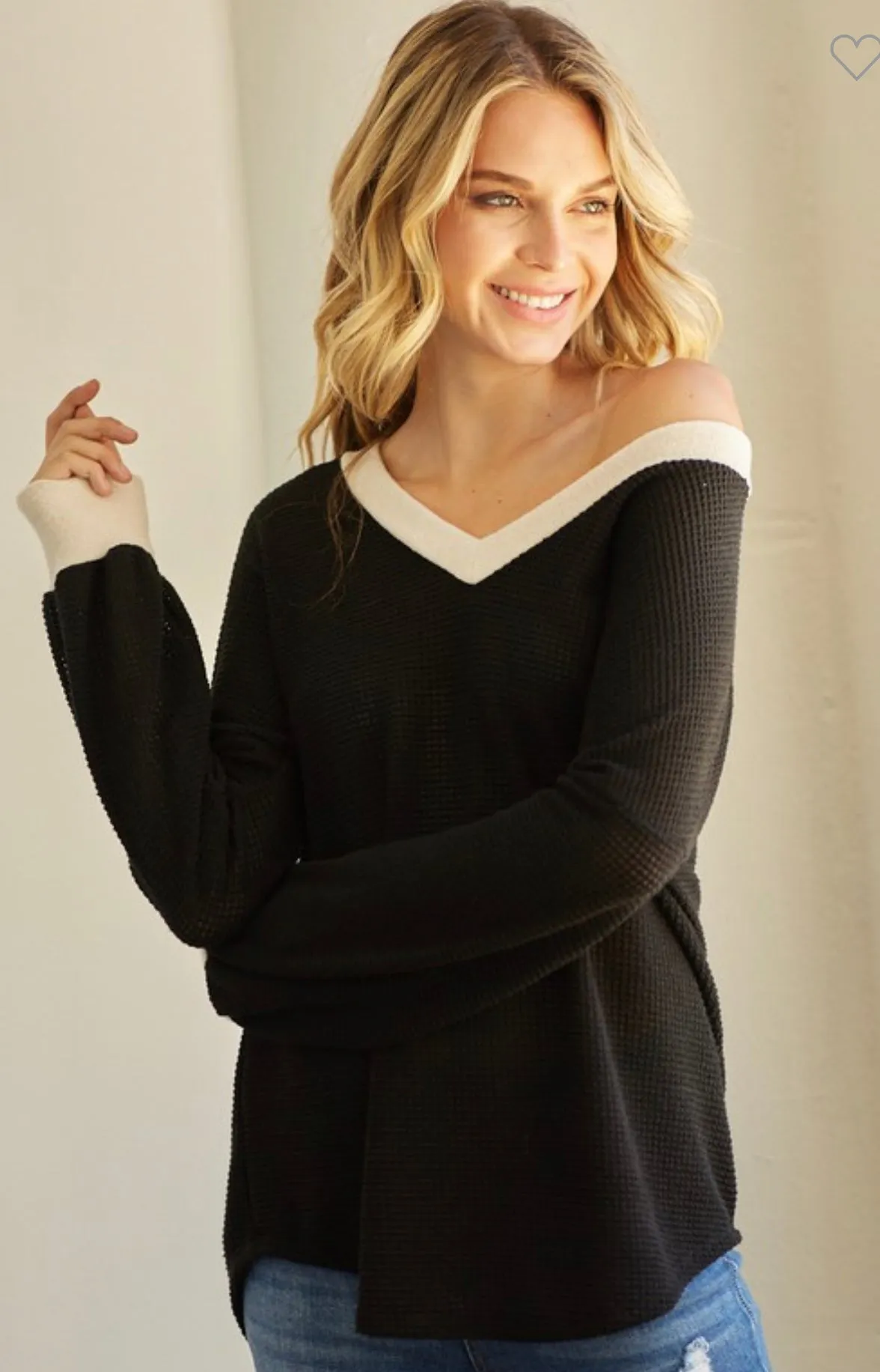Chunky Waffle Sweater