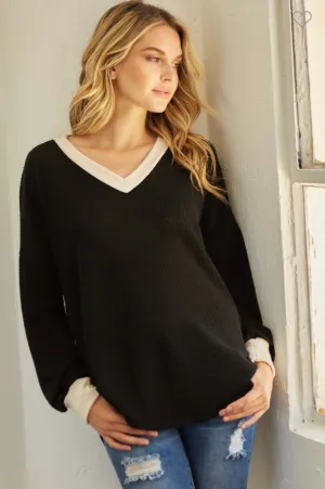 Chunky Waffle Sweater