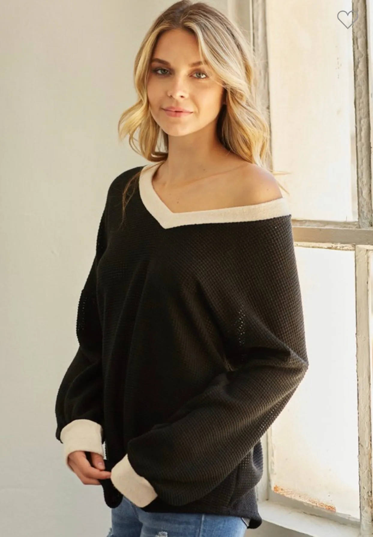 Chunky Waffle Sweater