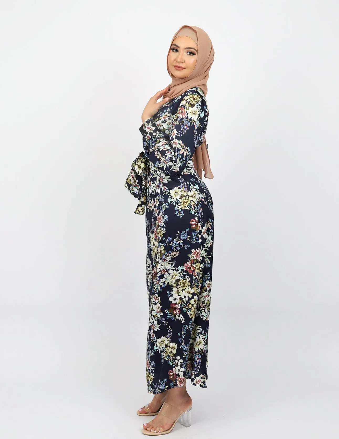Clara Floral Wrap Dress