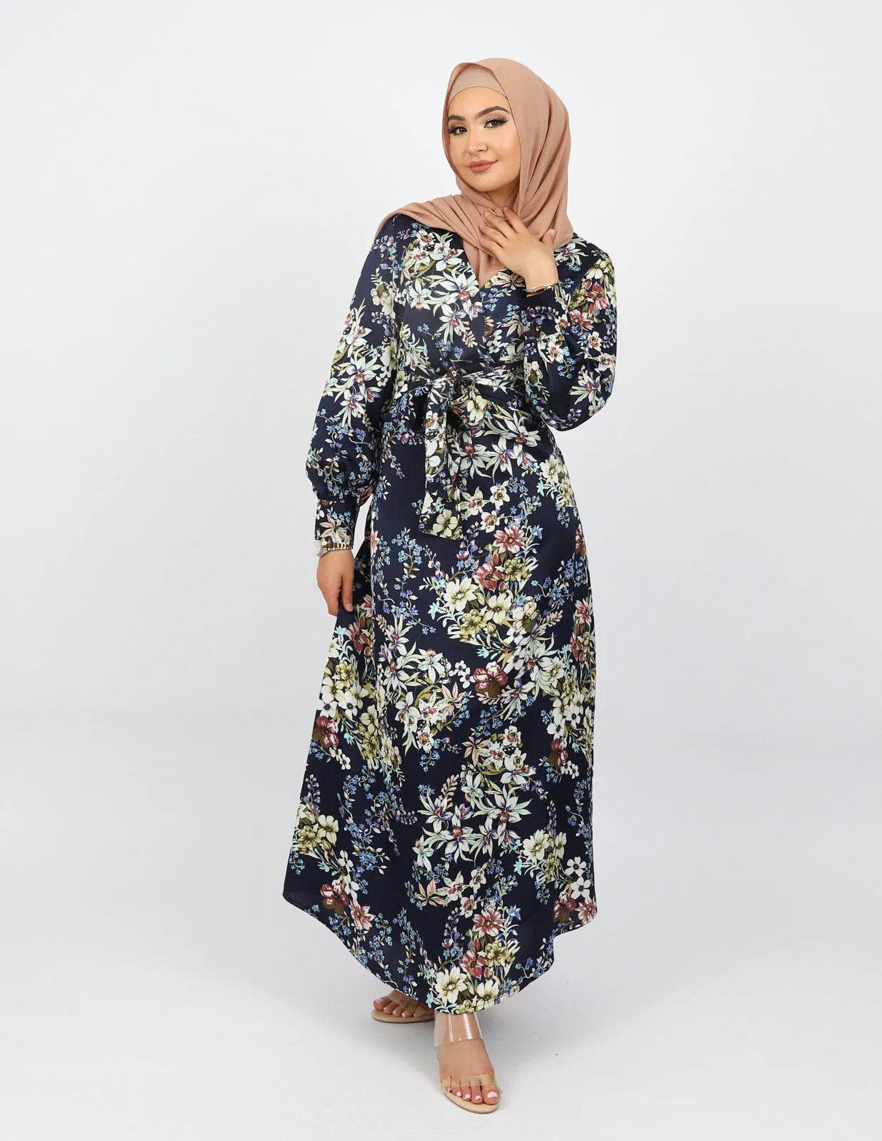 Clara Floral Wrap Dress