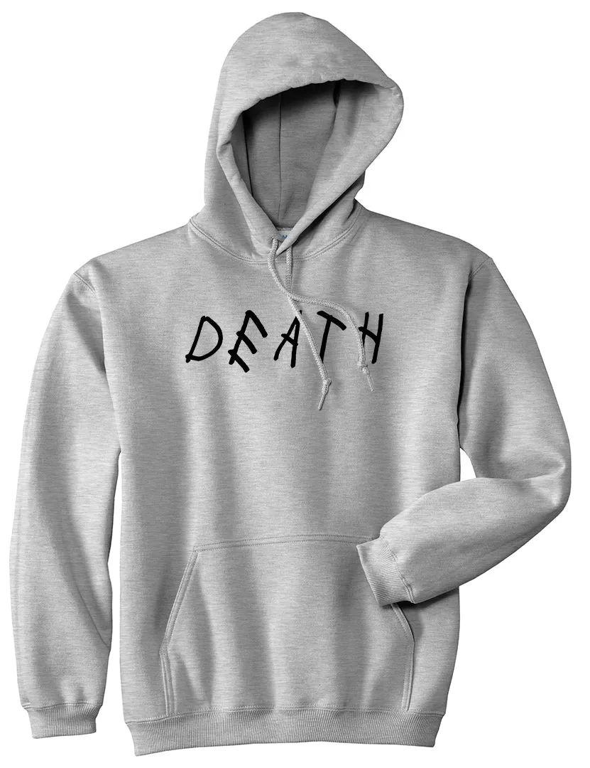 Death Font Mens Pullover Hoodie