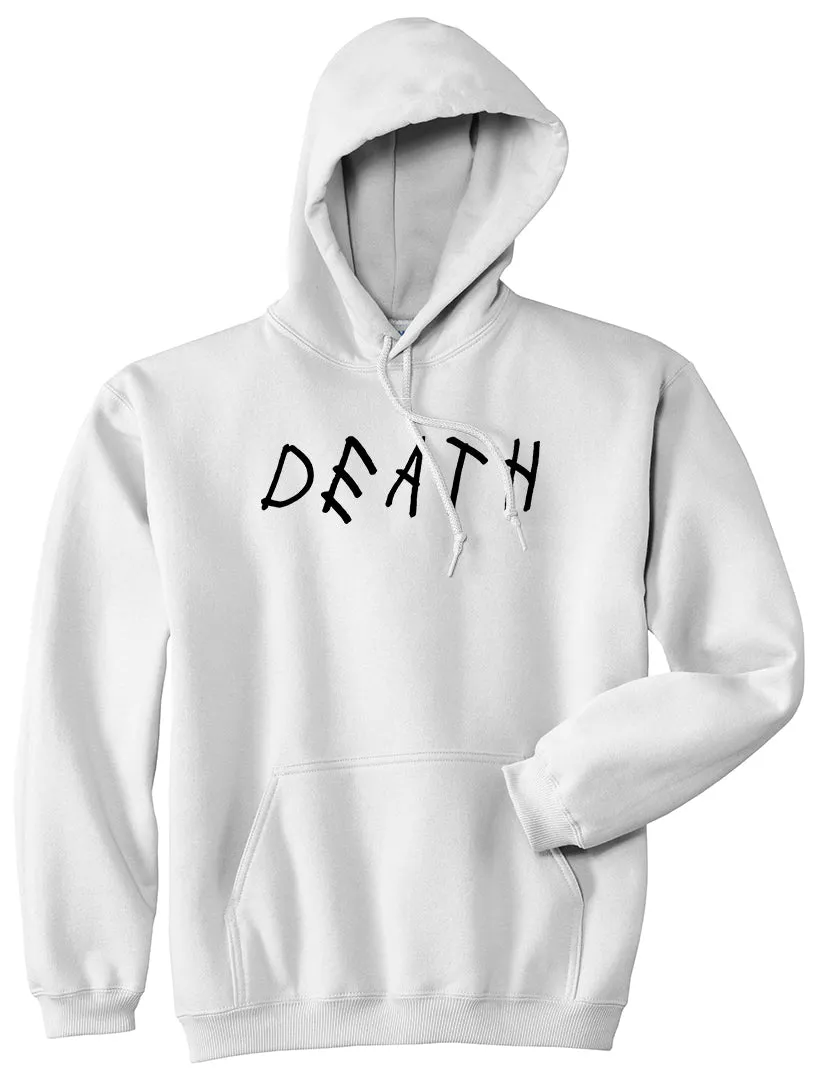 Death Font Mens Pullover Hoodie