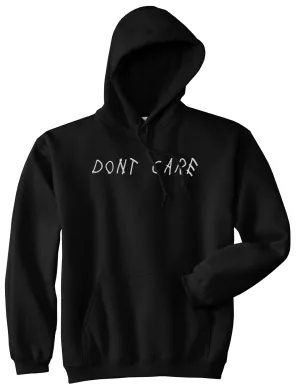 Dont Care Mens Pullover Hoodie