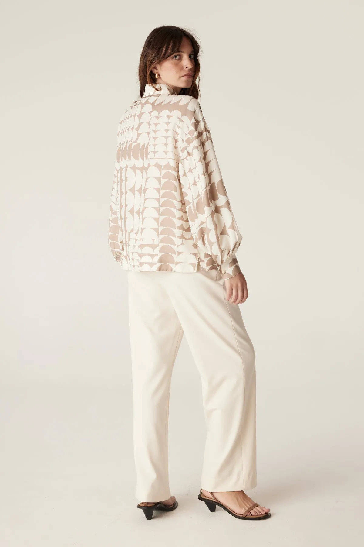 Dune Blouse - Half Moon Print