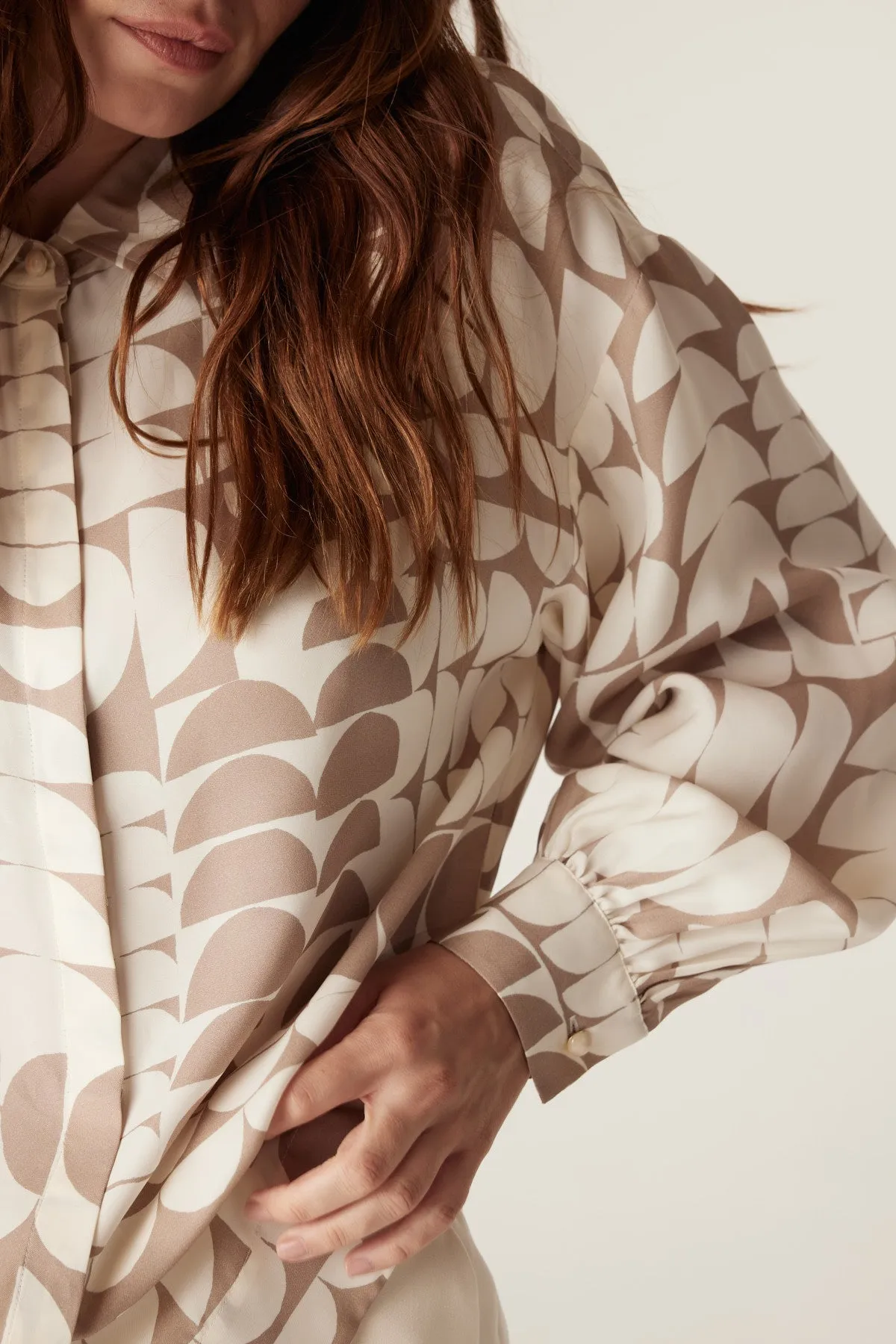 Dune Blouse - Half Moon Print