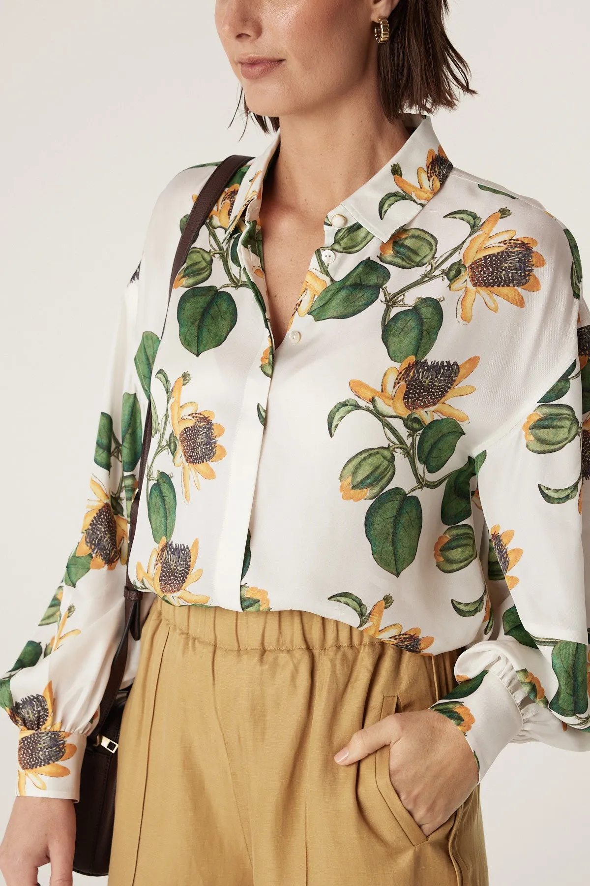Eliza Blouse - Sweet Pea Print