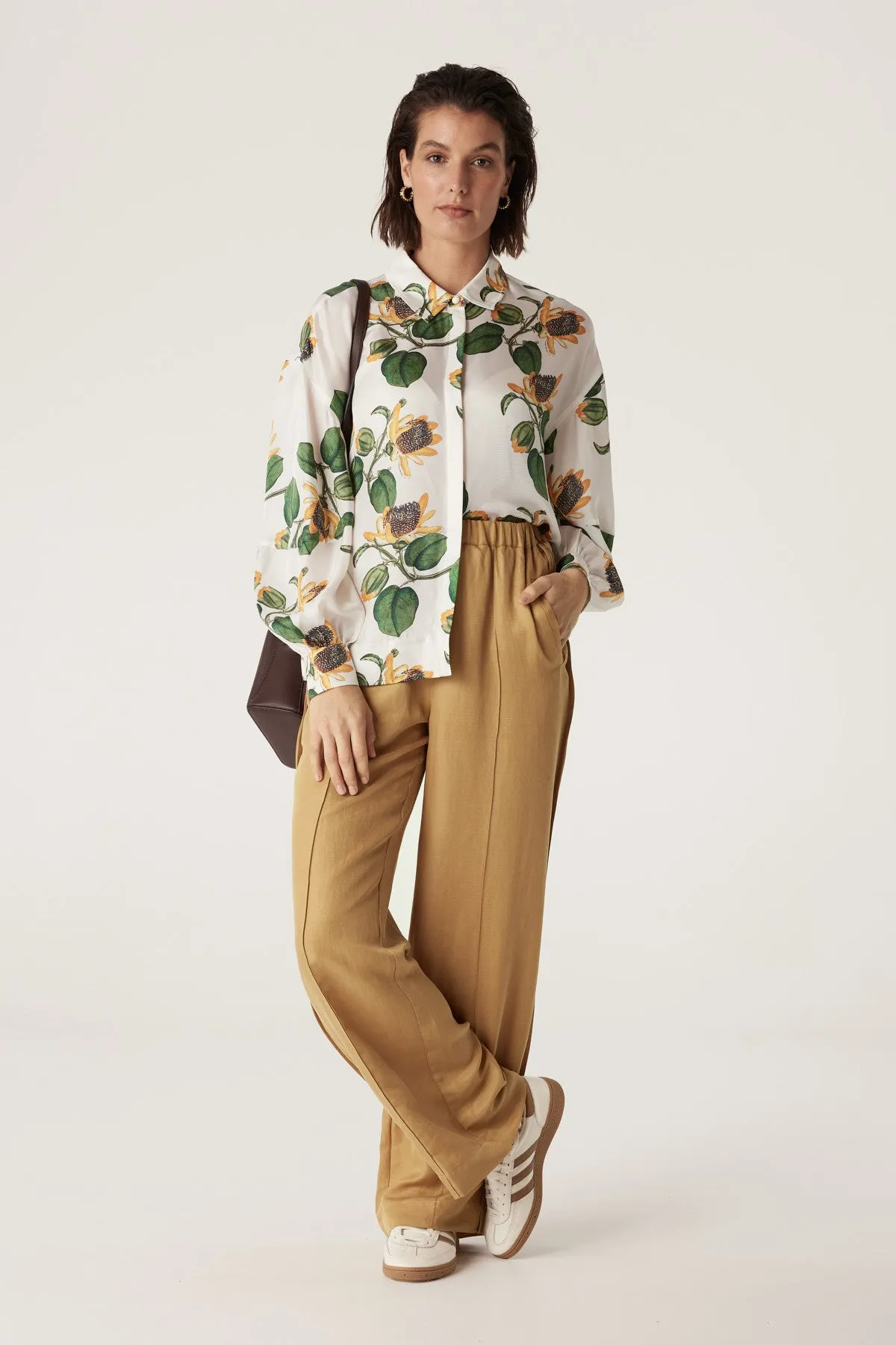 Eliza Blouse - Sweet Pea Print