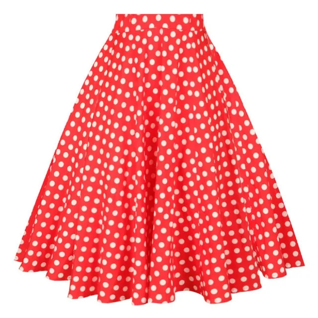 High Waisted A-Line Skirt