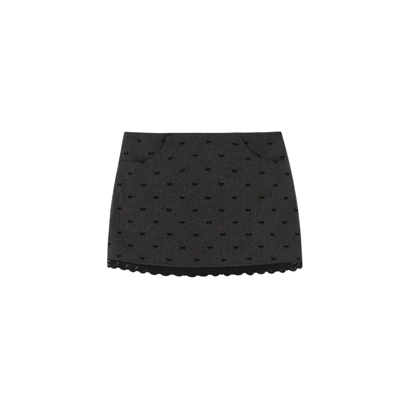 High-Waisted A-Line Skirt