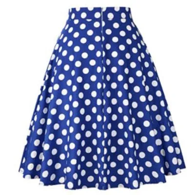 High Waisted A-Line Skirt