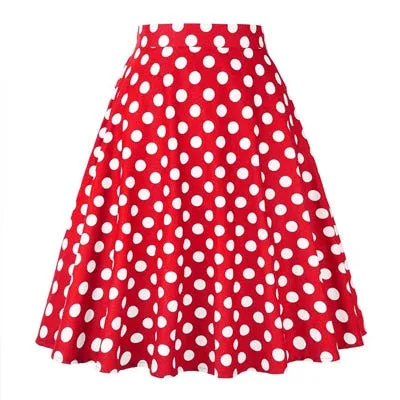 High Waisted A-Line Skirt