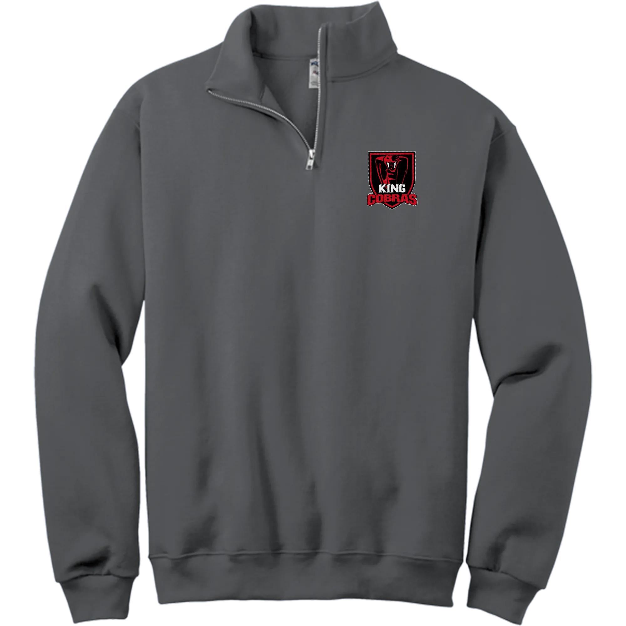 King Cobras NuBlend 1/4-Zip Cadet Collar Sweatshirt