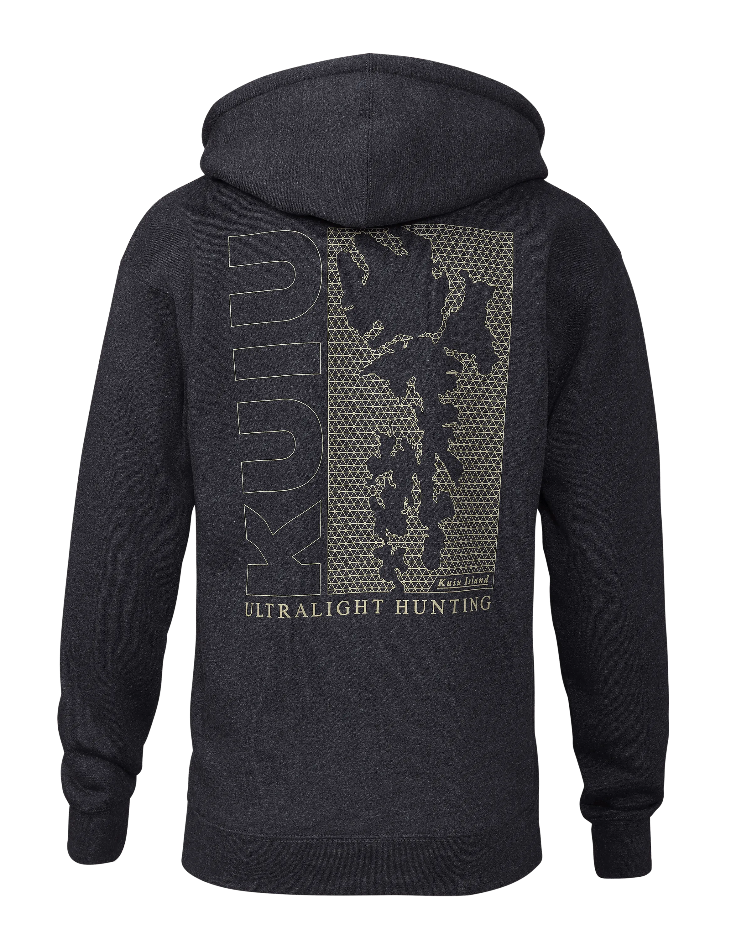 KUIU Island Full-Zip Hoodie | Charcoal