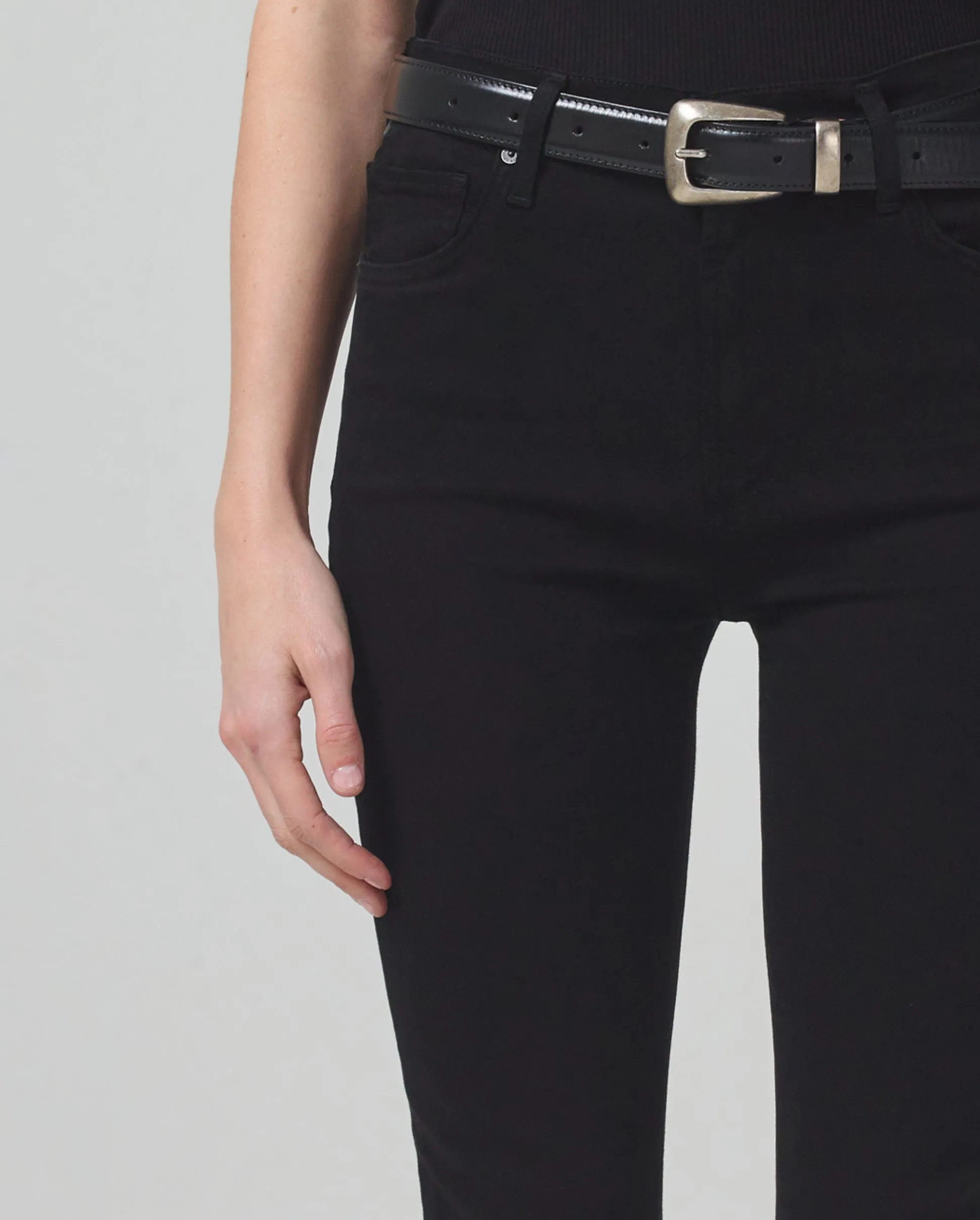 LILAH HIGH RISE BOOTCUT / PLUSH BLACK