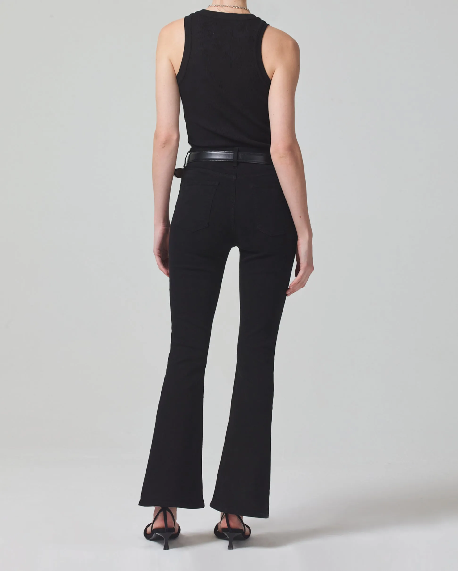 LILAH HIGH RISE BOOTCUT / PLUSH BLACK