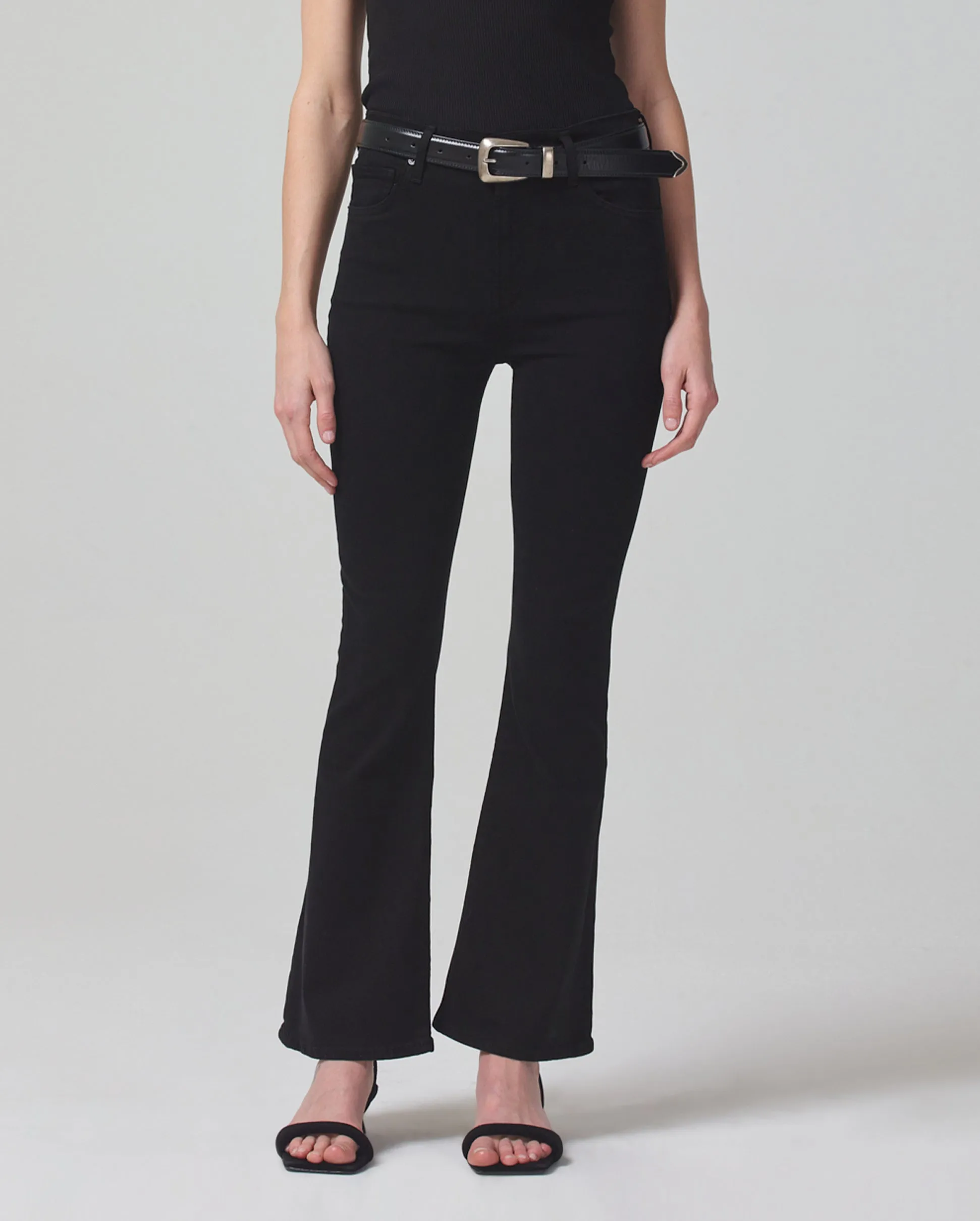 LILAH HIGH RISE BOOTCUT / PLUSH BLACK