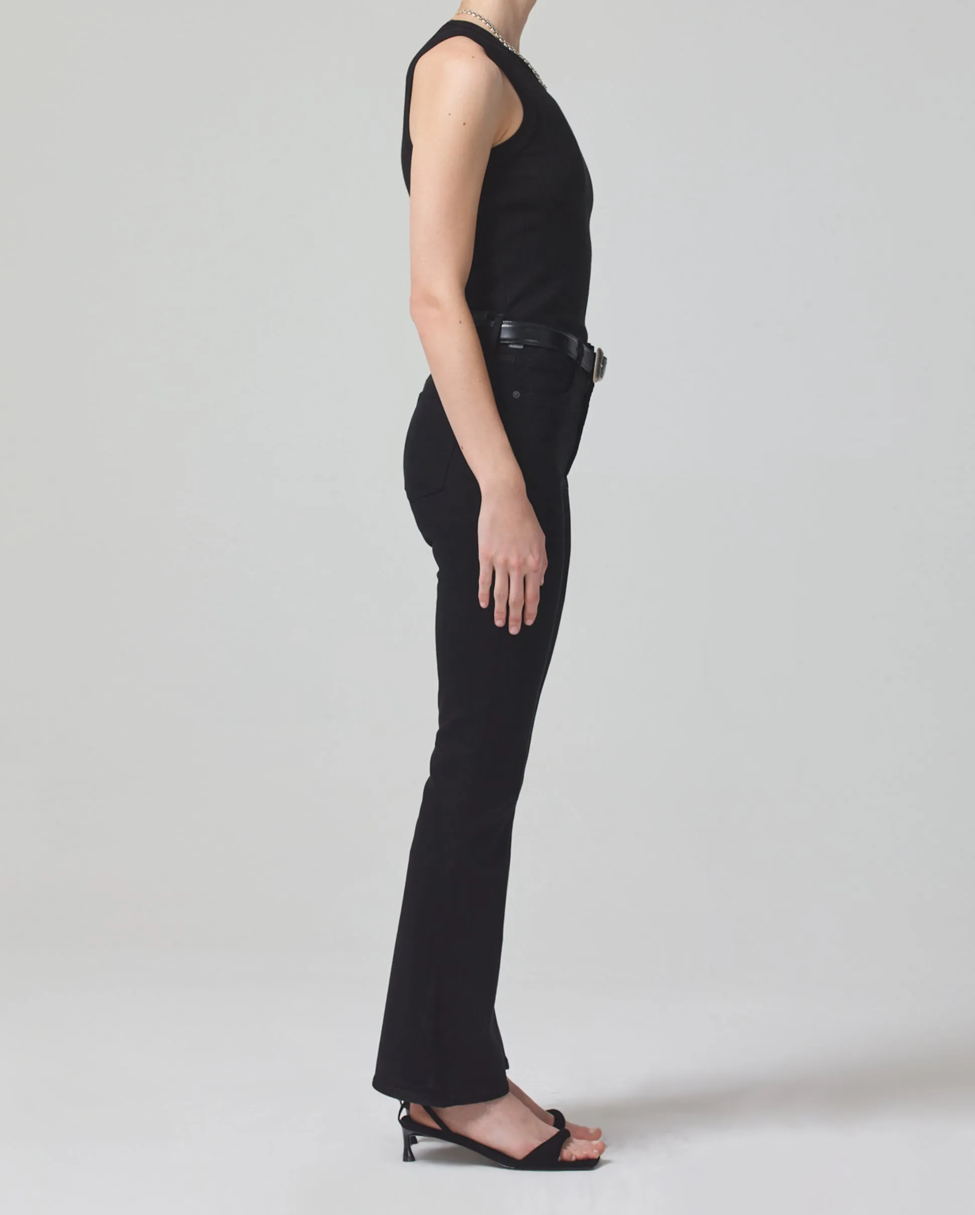 LILAH HIGH RISE BOOTCUT / PLUSH BLACK