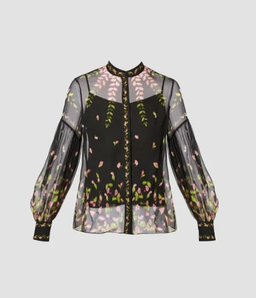 Lucia Silk Voile Blouse