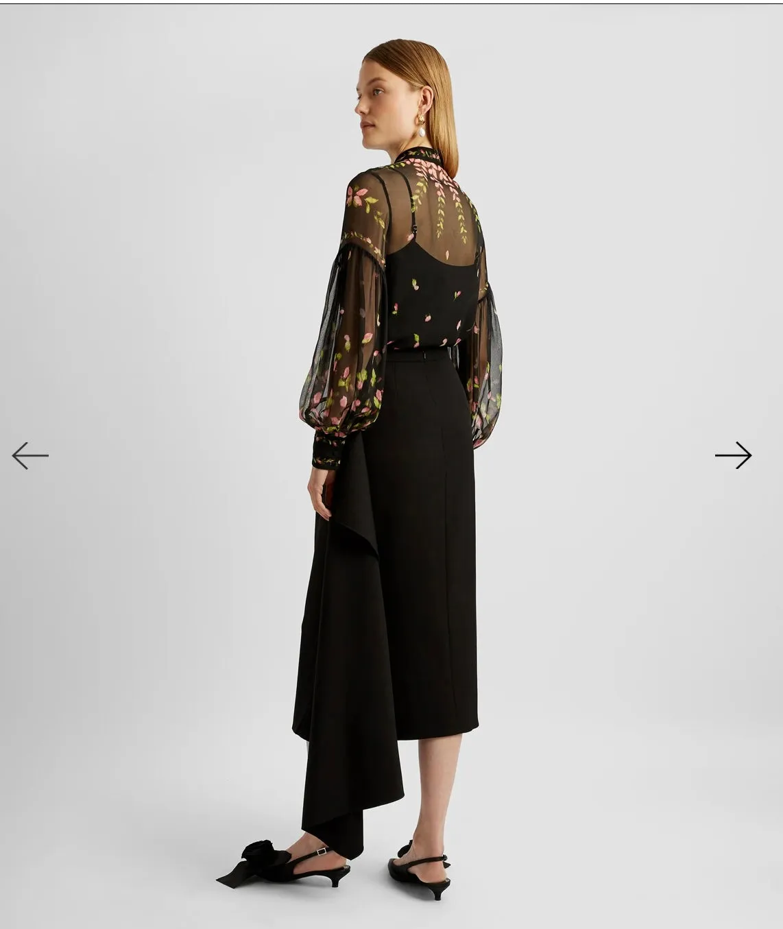 Lucia Silk Voile Blouse