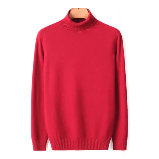 Men's Warm Turtleneck Sweater