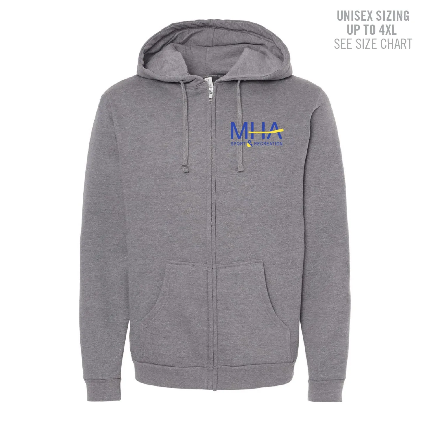 MHASR Logo Unisex Zip Hoodie (MHASRT003/4-3331)
