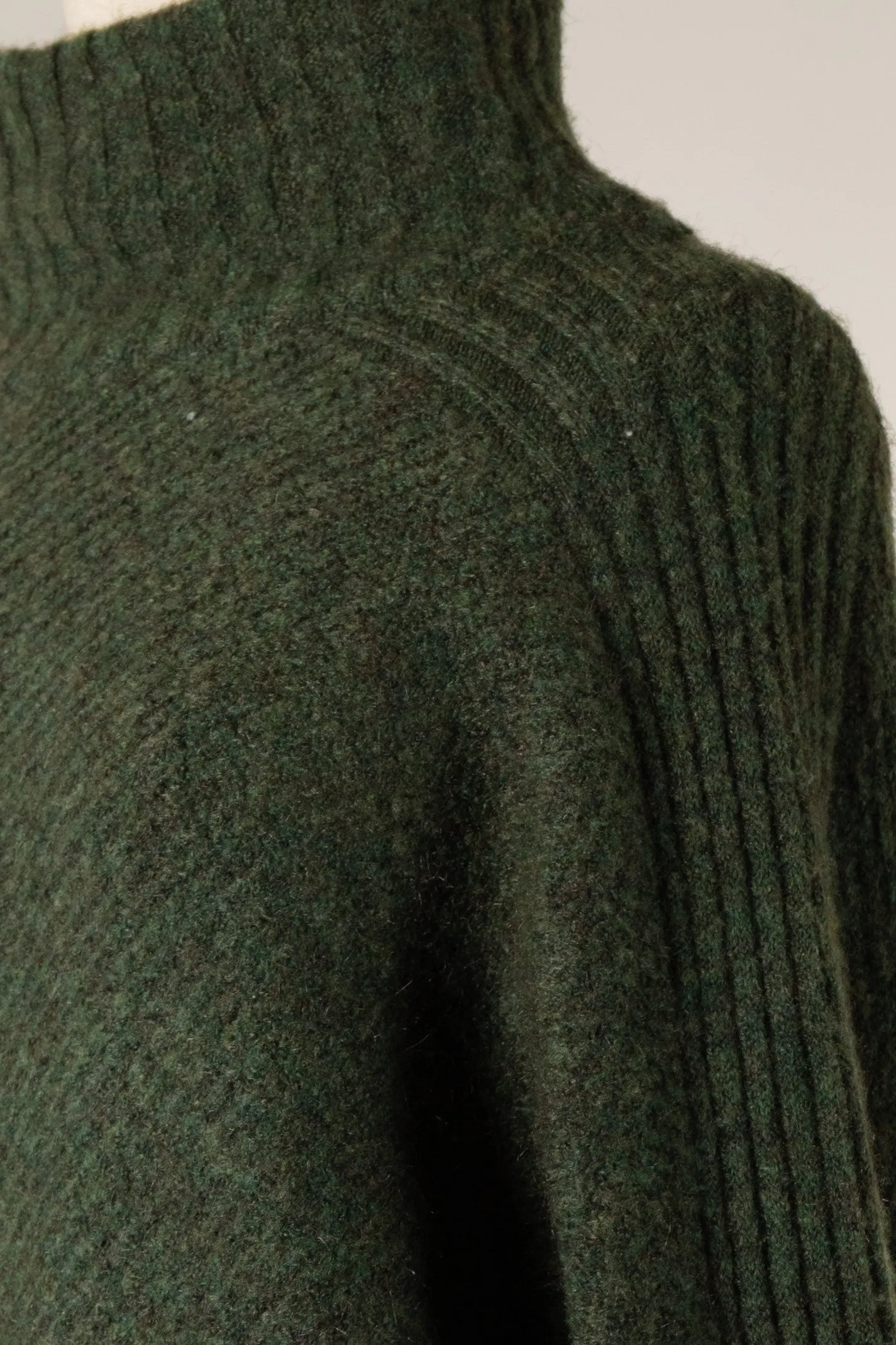 MOCK NECK RIBBED KNIT SWEATER 1 PACK