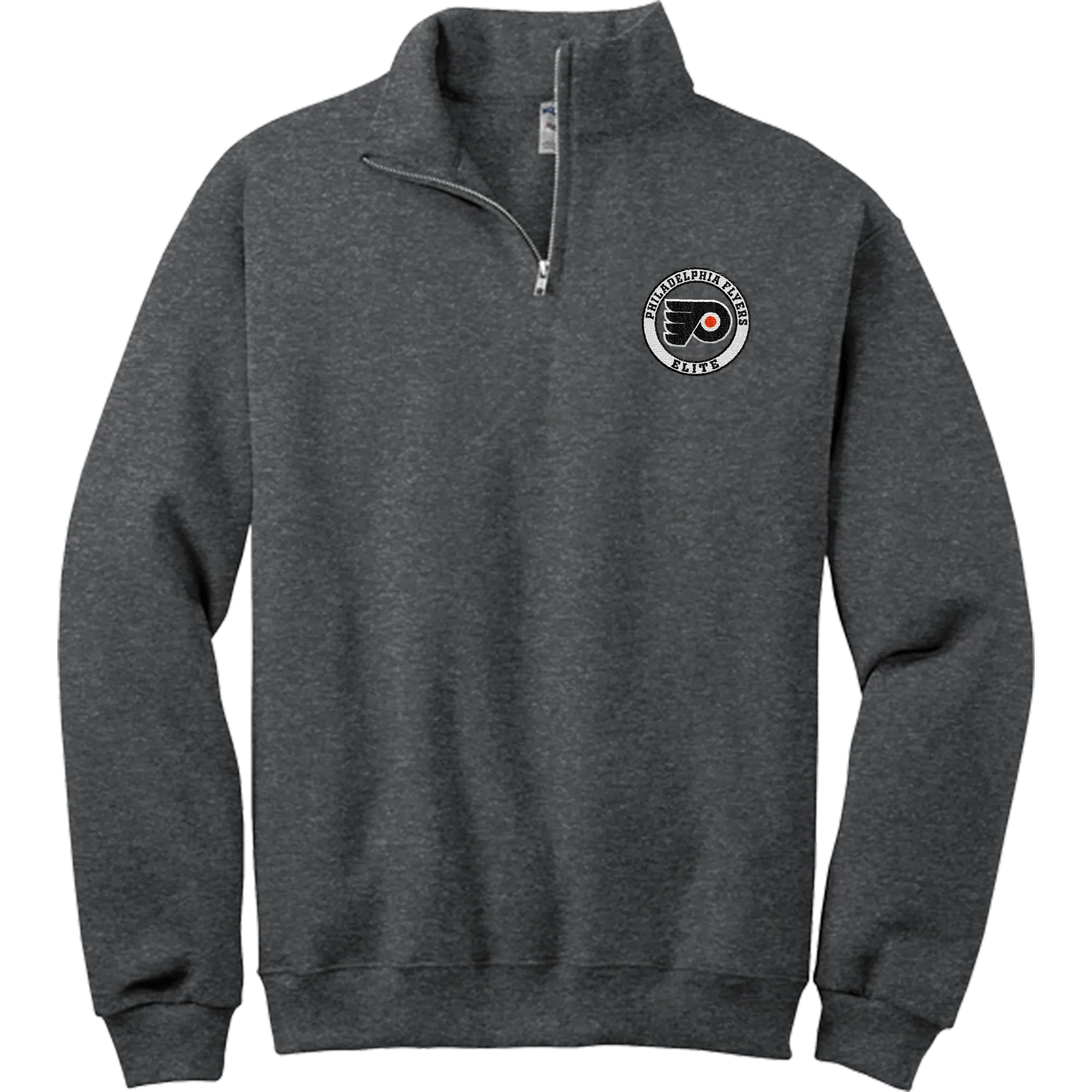 Philadelphia Flyers Elite NuBlend 1/4-Zip Cadet Collar Sweatshirt