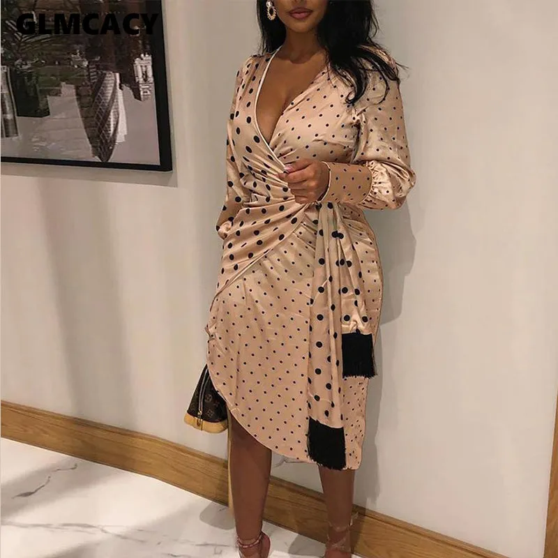 Polka Dot Full Sleeve Dress