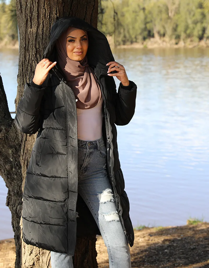 Puffy Hooded Jacket