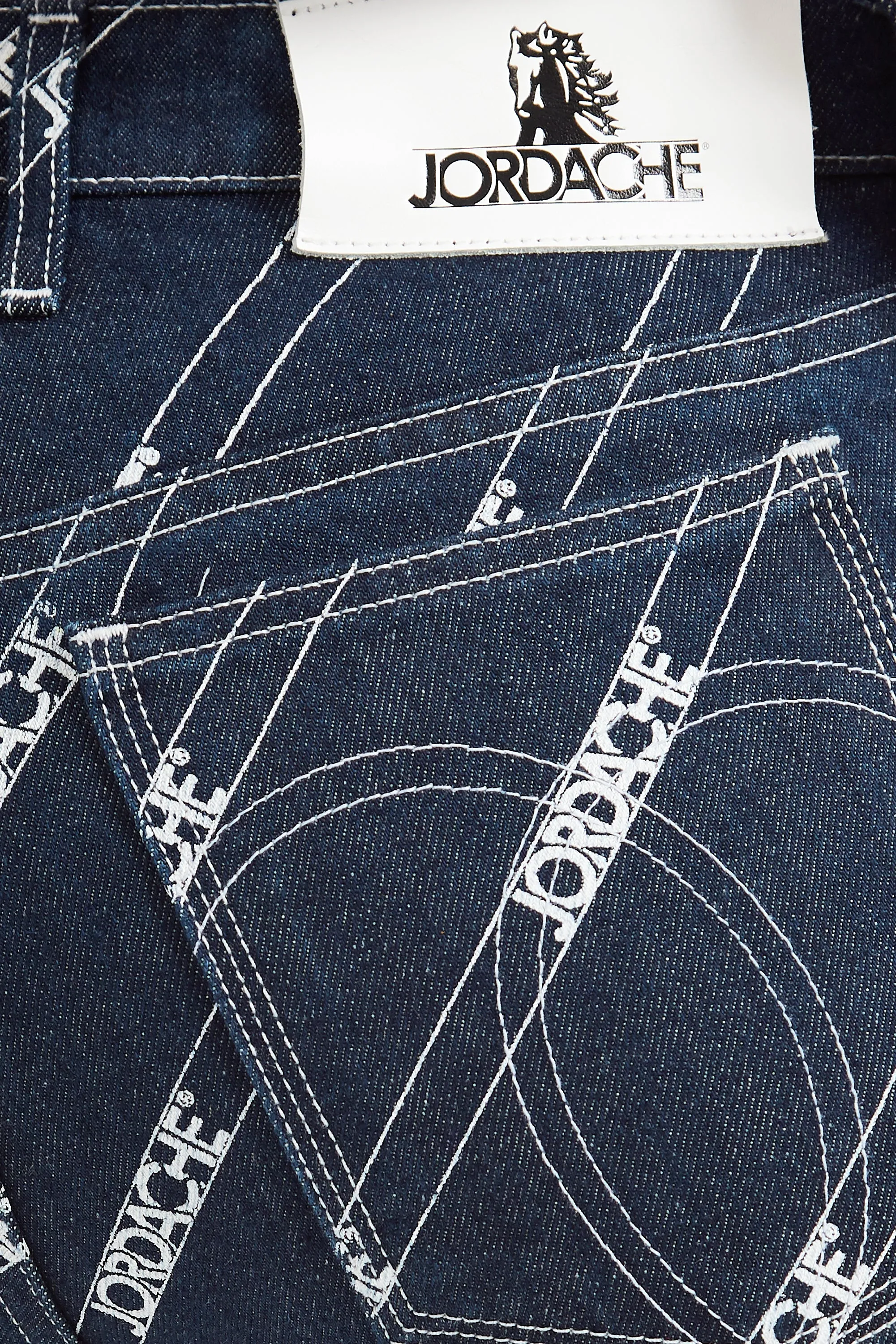RINSE DIAGONAL LOGO PRINT VINTAGE CROP