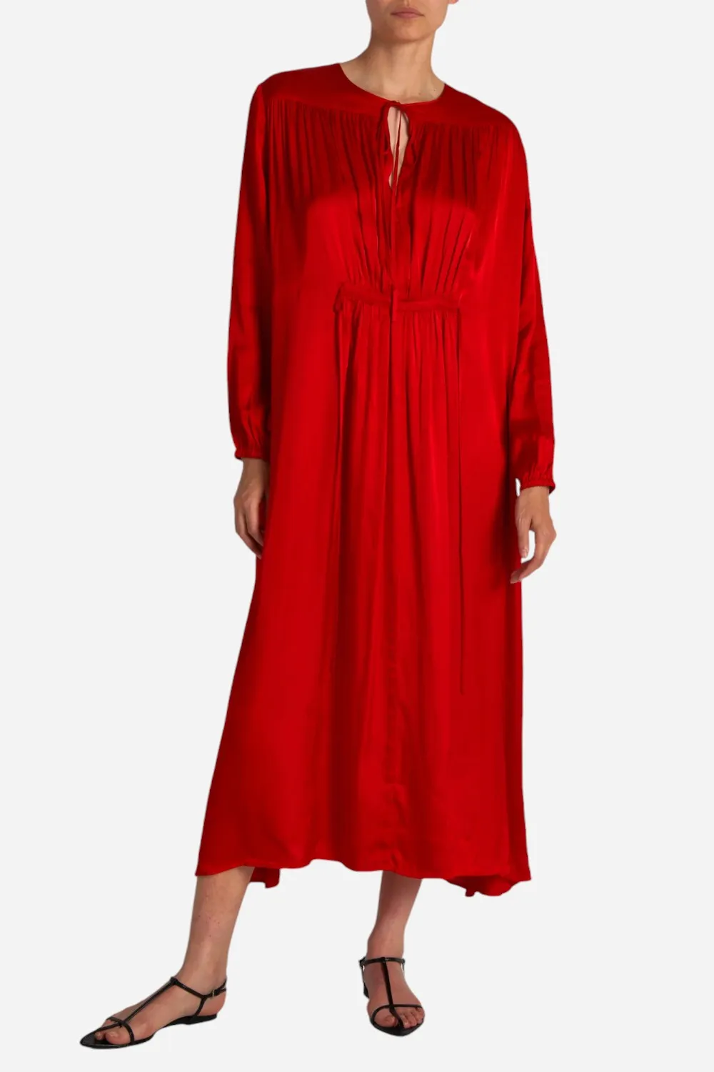 Saint Art August Maxi Dress Molten Lava