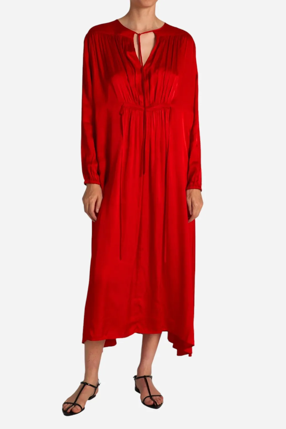 Saint Art August Maxi Dress Molten Lava