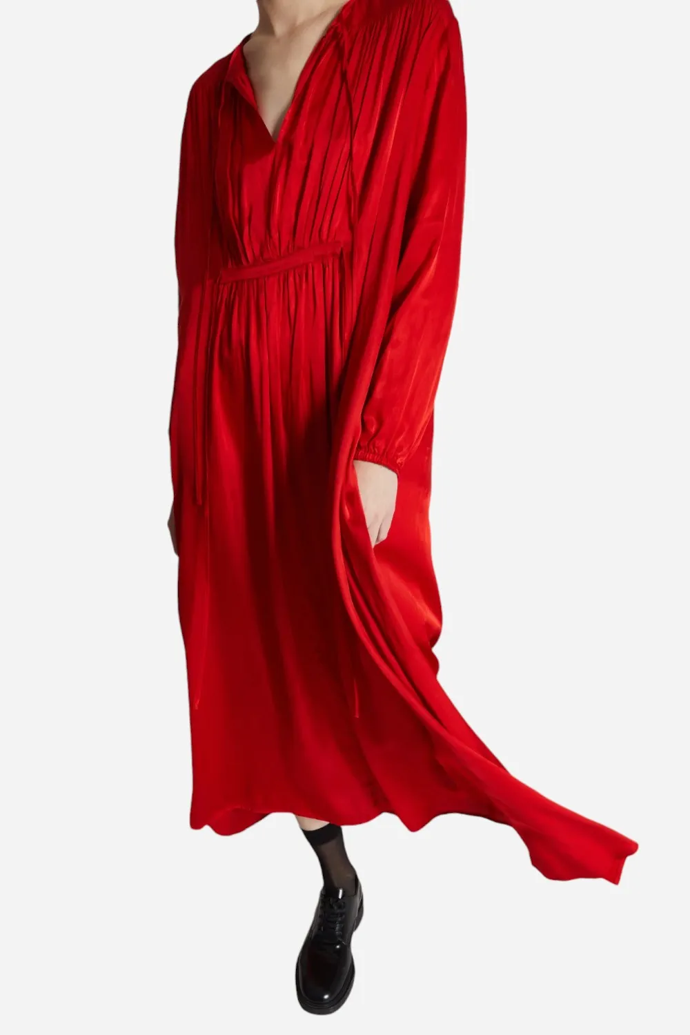 Saint Art August Maxi Dress Molten Lava