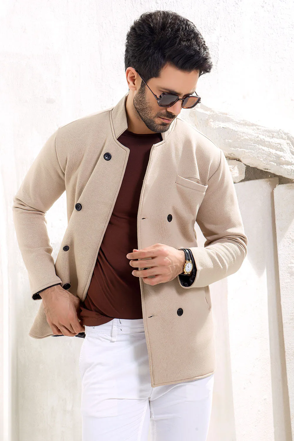 Stone Caban Jacket