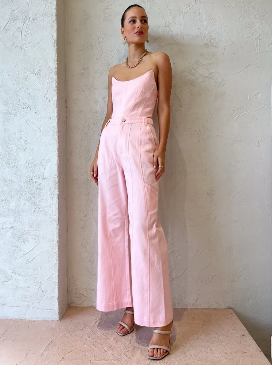 Suboo Sully Oversized Pants in Light Pink