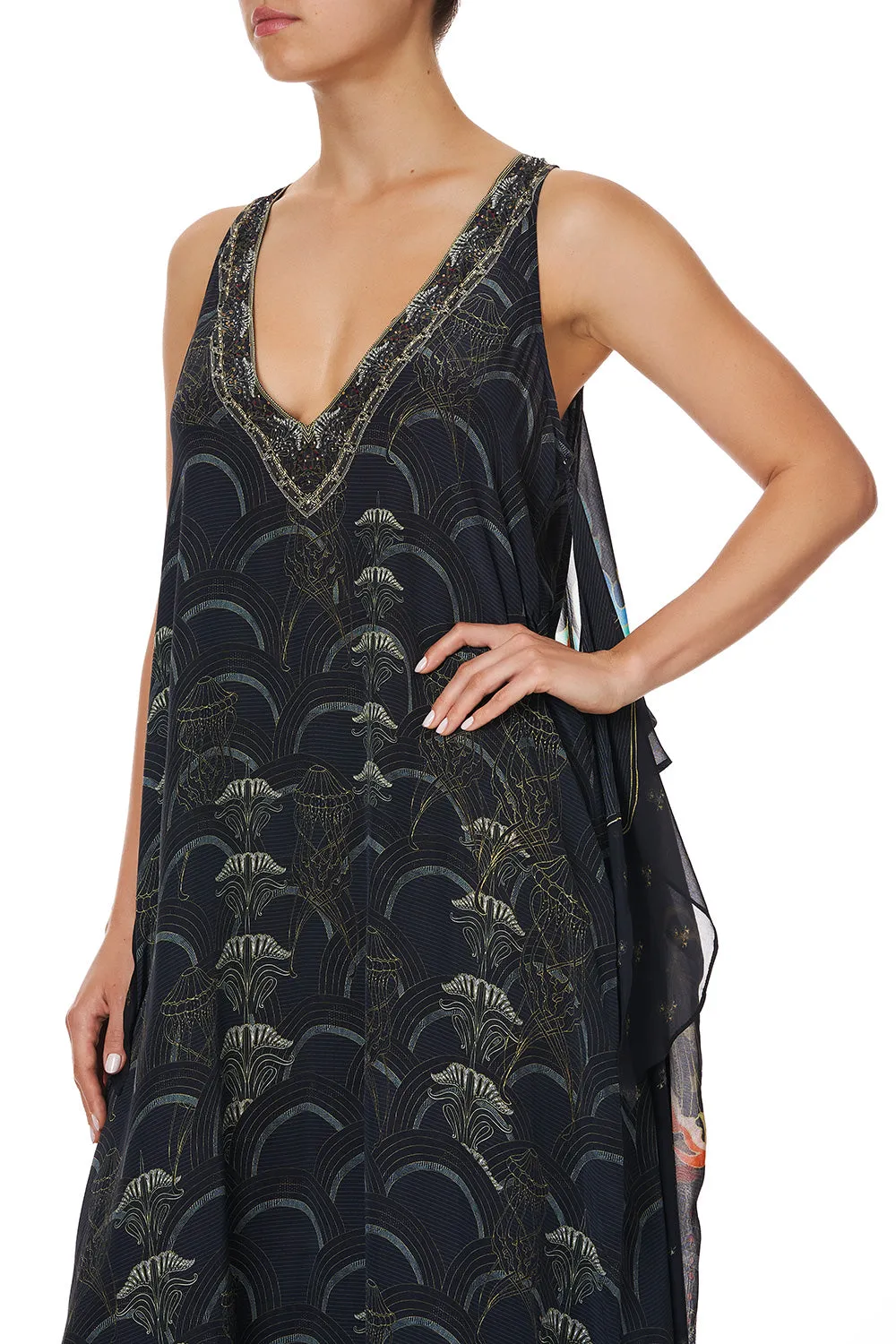 TIE FRONT MULTIWEAR DRESS WISE WINGS