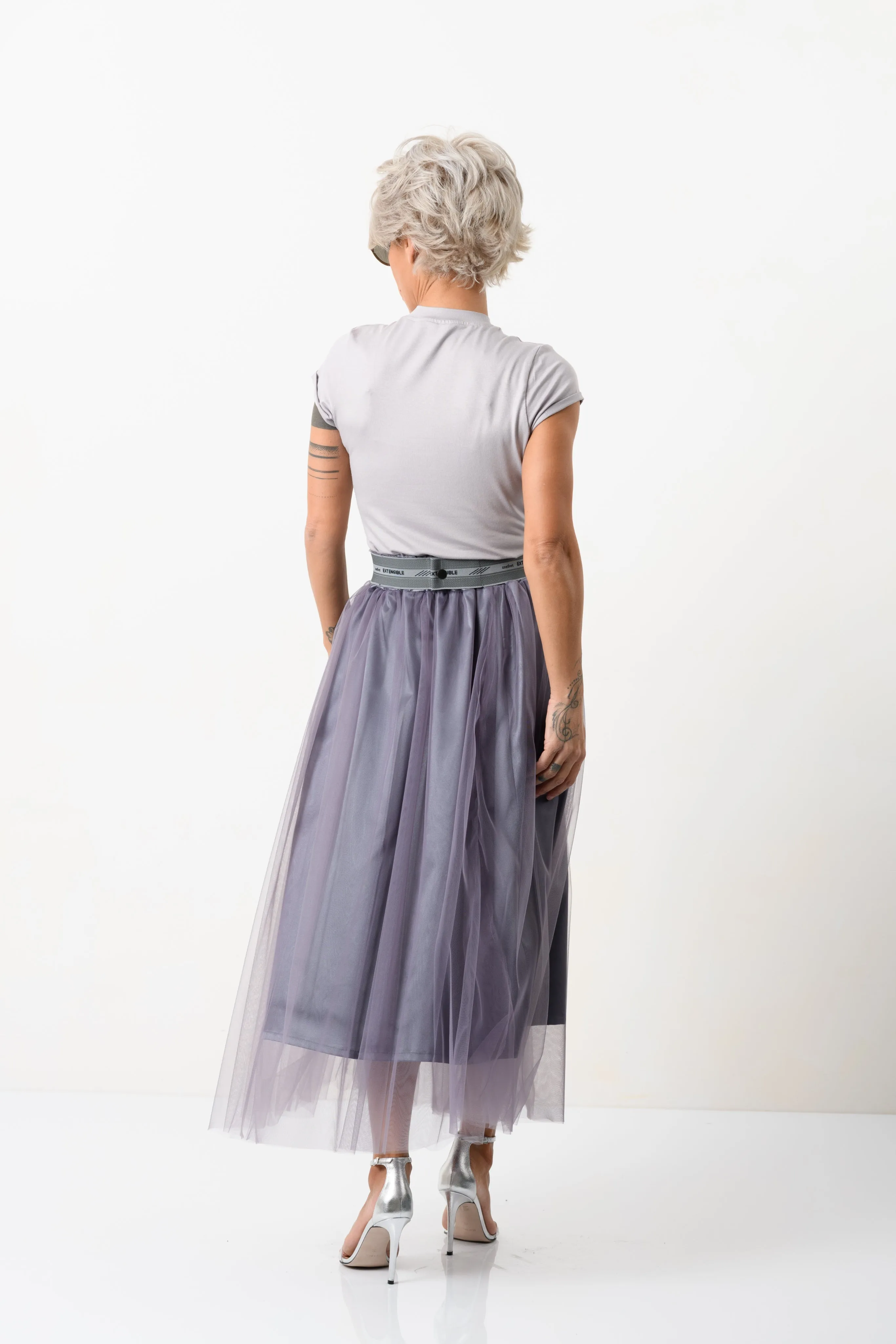 Tulle Skirt   Lilac Top Outfit Set