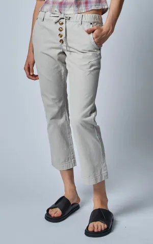 Unwind Canvas Grey Pants
